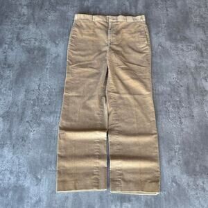 Vintage 90s Tan Thick Corduroy Dress Pants